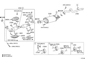 Exhaust Pipe (Front) 17410-75690 for Toyota Land Cruiser Prado
