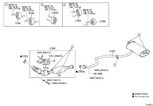 Exhaust Pipe (Front) 17410-37520 for Lexus CT200H