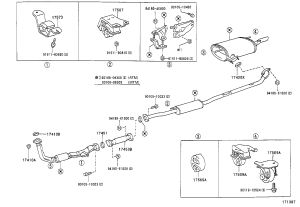 Rear Exhaust Pipe Bracket 17509-62020 for Toyota Camry