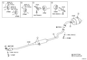 Exhaust Pipe Hanger 17565-74320 for Toyota 4RUNNER