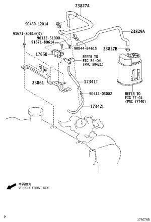 Vacuum Switch Valve 17650-97405 for Toyota Vios