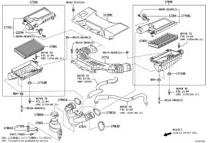 Air Filter 17801-38010 for Toyota SAI