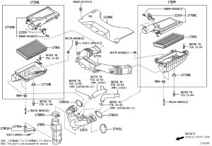 Air Resonator Intake Pipe 17875-38011 for Toyota Century