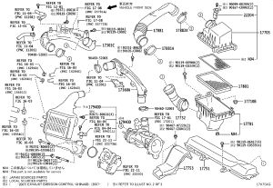 Air Cleaner Intake Pipe 17751-0T290 for Toyota Levin