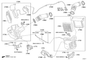 ED Monitor Hose 90999-92003 for Toyota 4RUNNER