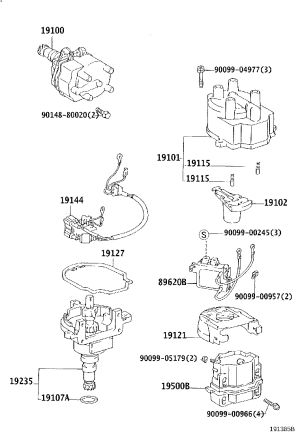 Distributor Cover 19101-75010 for Toyota 4RUNNER