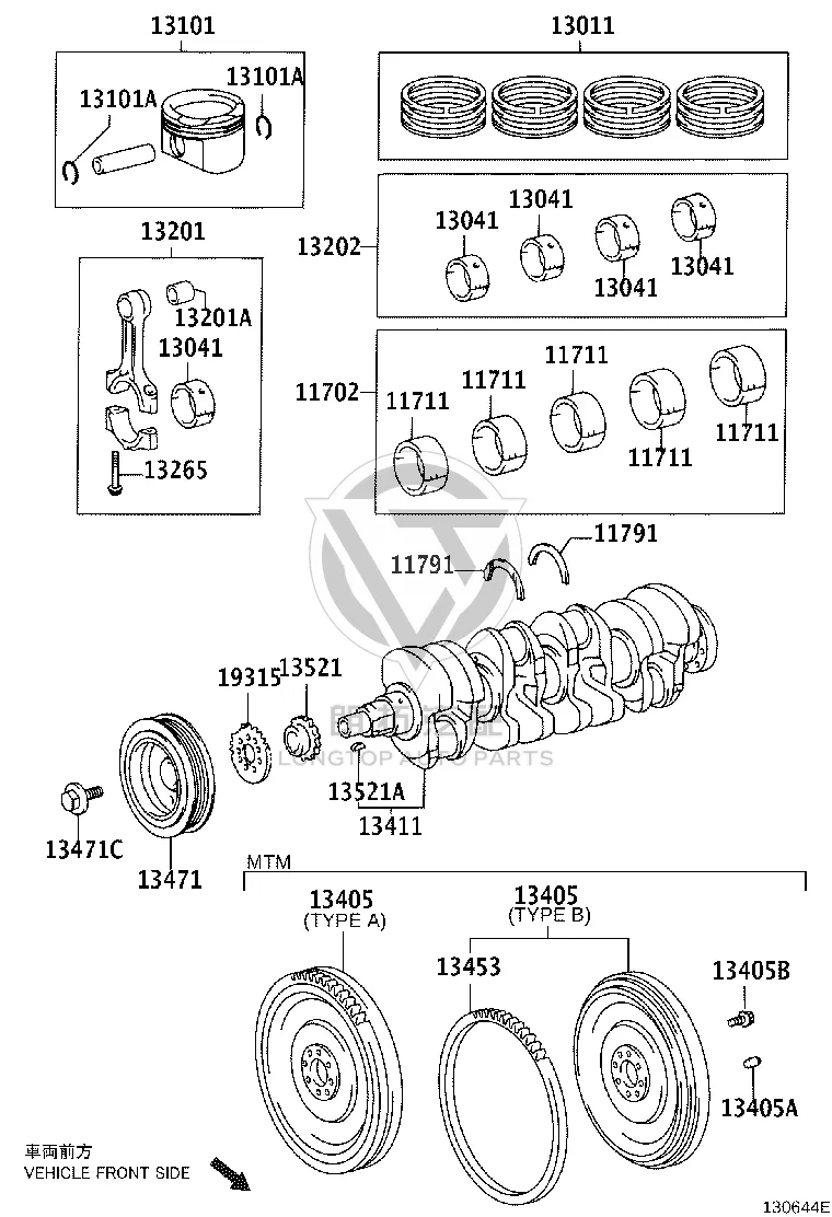 Crankshaft Angle Signal Disc 19315-22020 for Toyota CELICA