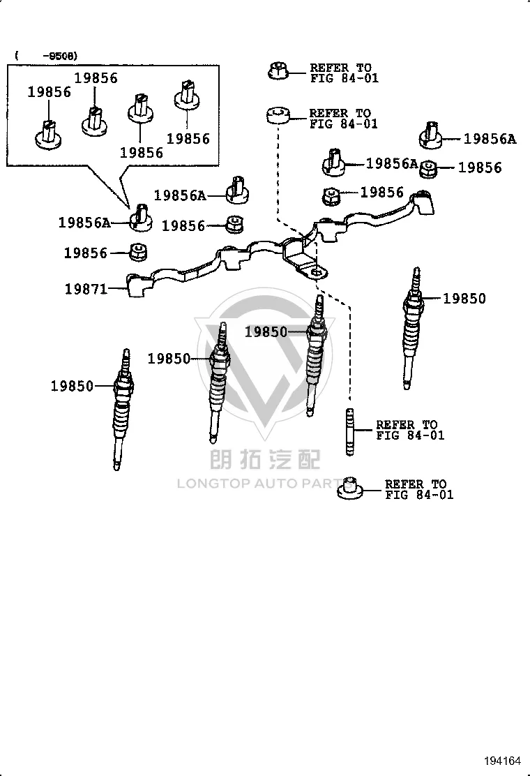 Spark Plug 19850-67030 for Toyota 4RUNNER