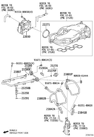 Fuel Injector 23209-39215 for Toyota 4RUNNER