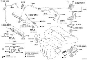 Throttle Body Assembly 22030-F2020 for Toyota C-HR