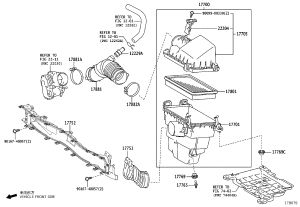 Mass Air Flow Sensor 22204-24010 for Toyota Auris