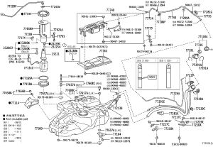 Fuel Tank Filler Pipe 77201-48270 for Lexus RX270