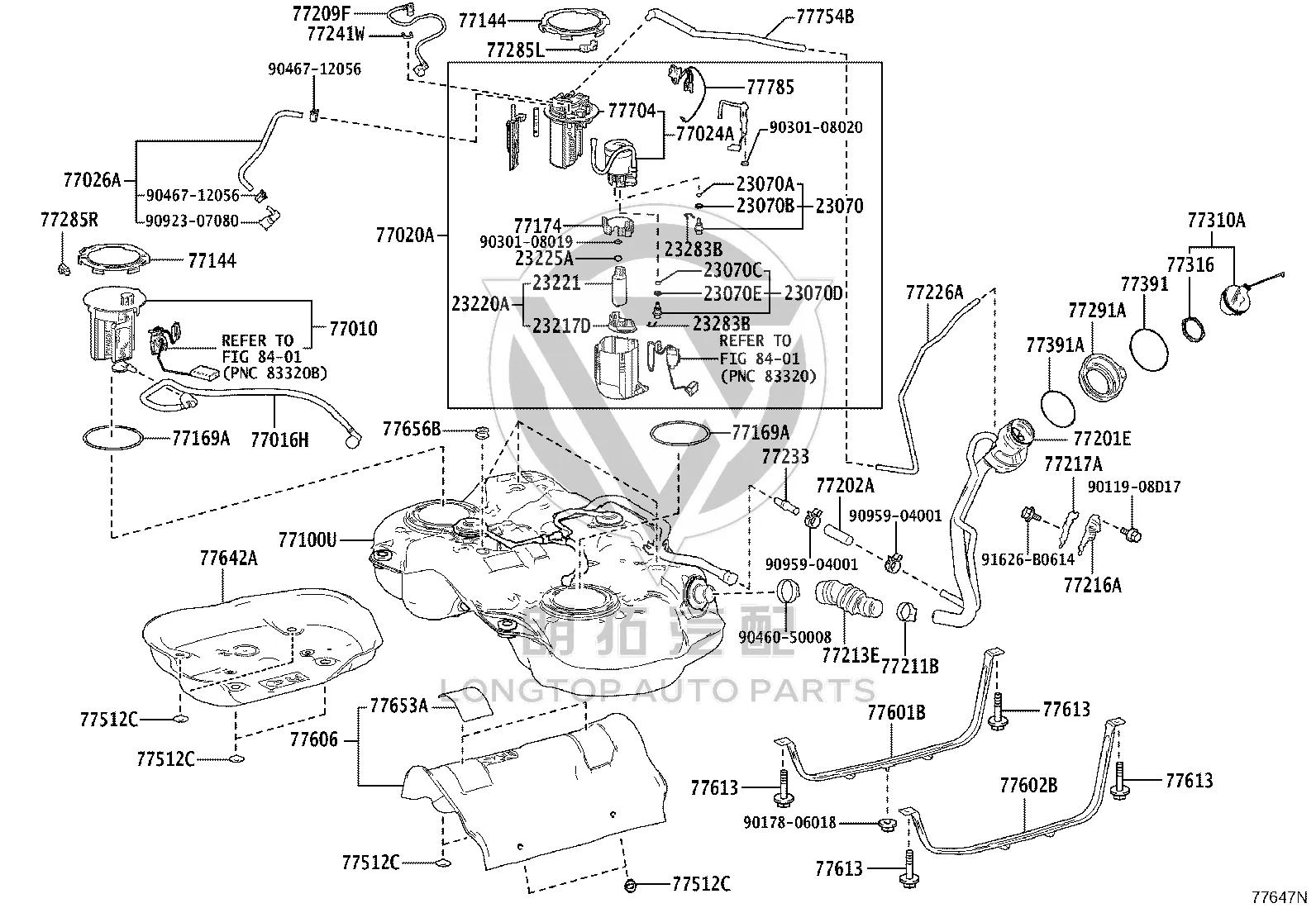 Fuel Pump Core 2322031330 | LongTopAuto