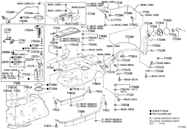 Relief Valve Assembly 23990-36010 for Toyota Harrier