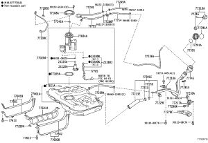 Fuel Tank 77001-33261 for Lexus ES