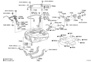 Fuel Tank Filler Neck 77201-36180 for Toyota Coaster