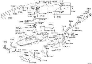 Fuel Tank Filler Pipe 77201-78030 for Lexus NX