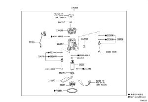 Fuel Pump Assembly 77020-48250 for Lexus RX
