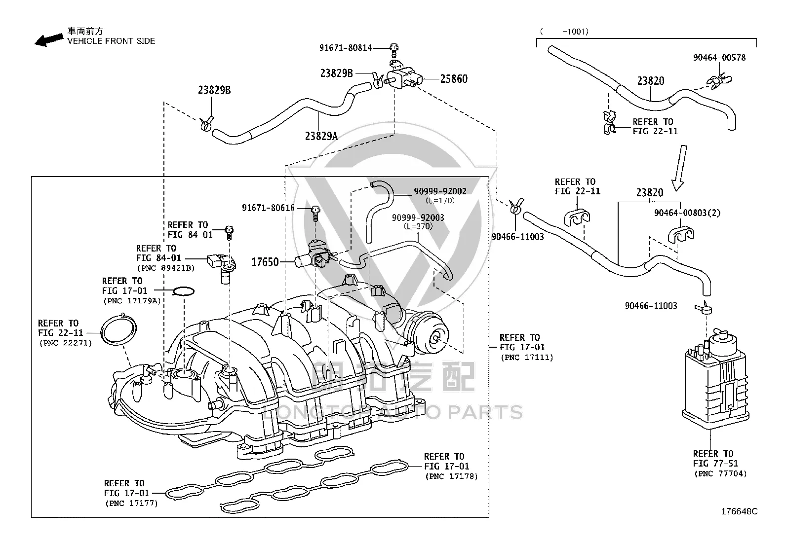 Vacuum Switch Valve 25860-38010 for Toyota LAND CRUISER