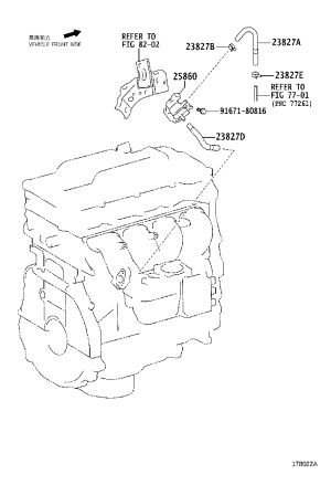 Vacuum Switch Valve 25860-31060 for Toyota Mark X