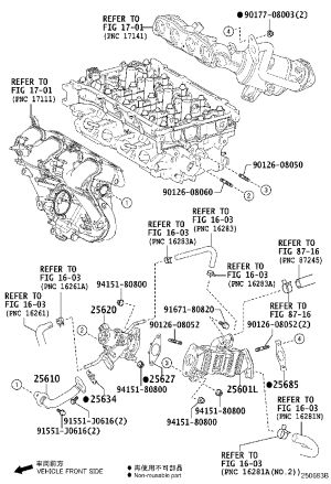 EGR Exhaust Gas Recirculation Valve 25620-37150 for Toyota Auris
