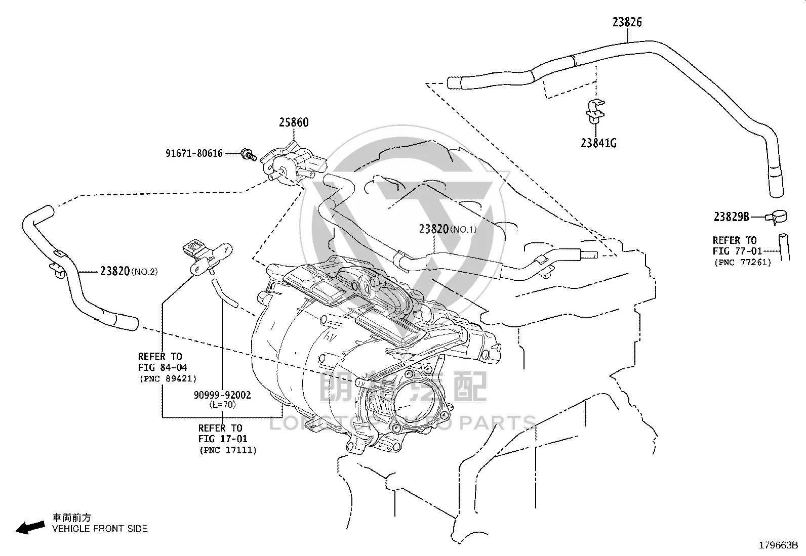 Vacuum Switching Valve 25860-36020 for Toyota 4RUNNER