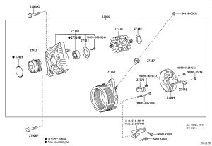 Alternator 27060-0C180 for Toyota Land Cruiser Prado