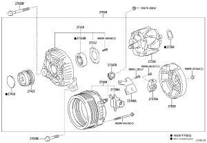Generator 27060-0V110 for Toyota Camry