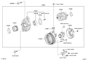 Generator 27060-0P180 for Toyota Crown