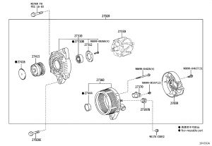 Generator 27060-0T340 for Toyota Corolla