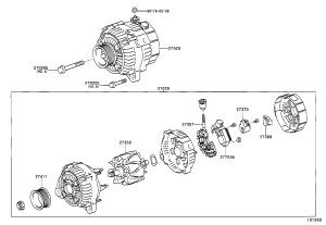 Alternator 27060-28070 for Toyota Picnic