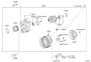 Alternator 27060-28370 for Lexus ES240