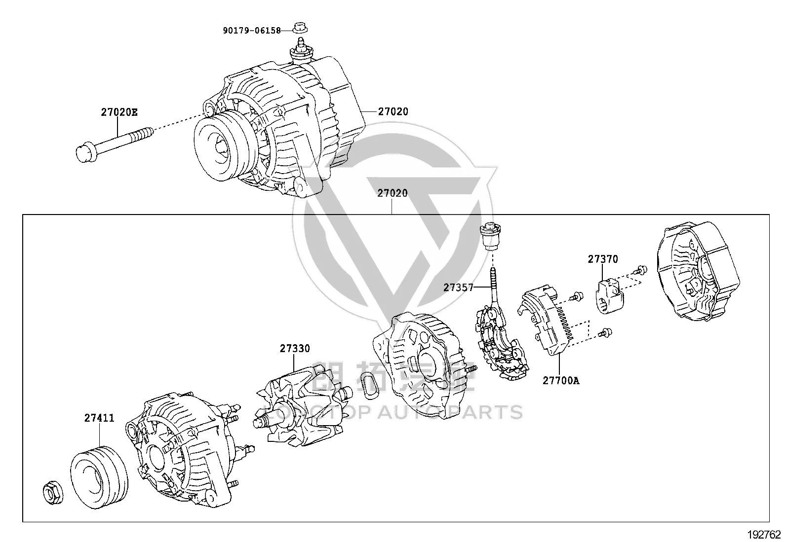 Bolt 91642-81065 for Toyota 4RUNNER