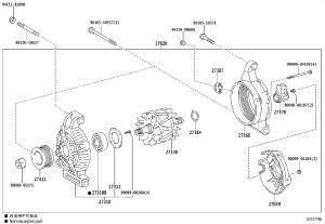Alternator 27060-31230 for Toyota Land Cruiser Prado