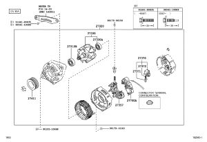 Generator bearing 27791-87707 for Toyota AVANZA