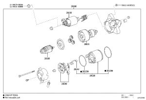 Starter Motor Carbon Brush 28140-54380 for Toyota Coaster