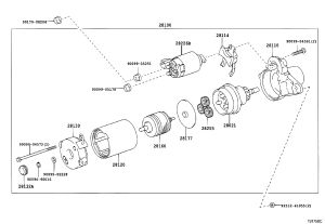 Starter Motor 28100-0P021 for Toyota Land Cruiser Prado