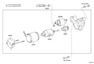 Starter 28100-0Y120 for Toyota Vios