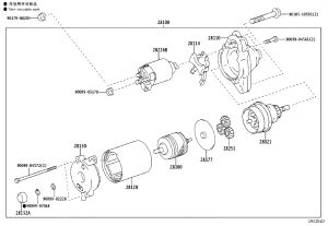 Battery Terminal Starter Assembly 28226-22061 for Toyota 4RUNNER