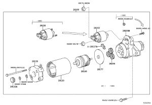 Starter Motor 28100-31102 for Toyota ZELAS
