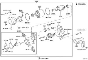 Battery Terminal Starter Assembly 28226-54340 for Toyota Dyna