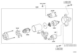 Starter Motor 28100-F0050 for Toyota RAV4