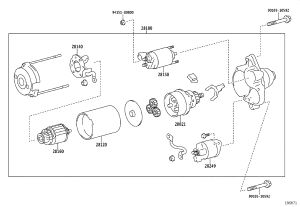 Starter Motor Carbon Brush 28140-21100 for Toyota Corolla