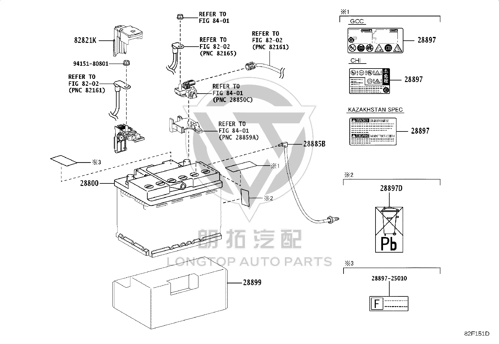 Battery Hose 28885-25040 for Lexus NX Series