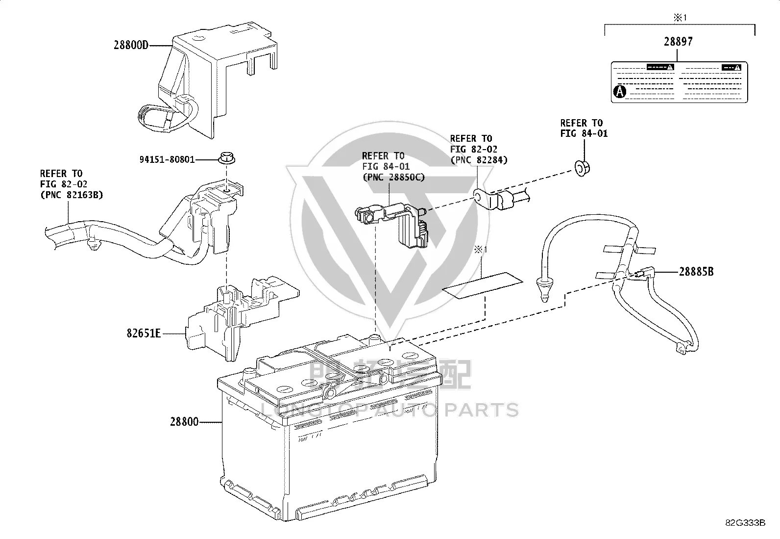 Storage Battery 28800-31572 for Toyota GR COROLLA