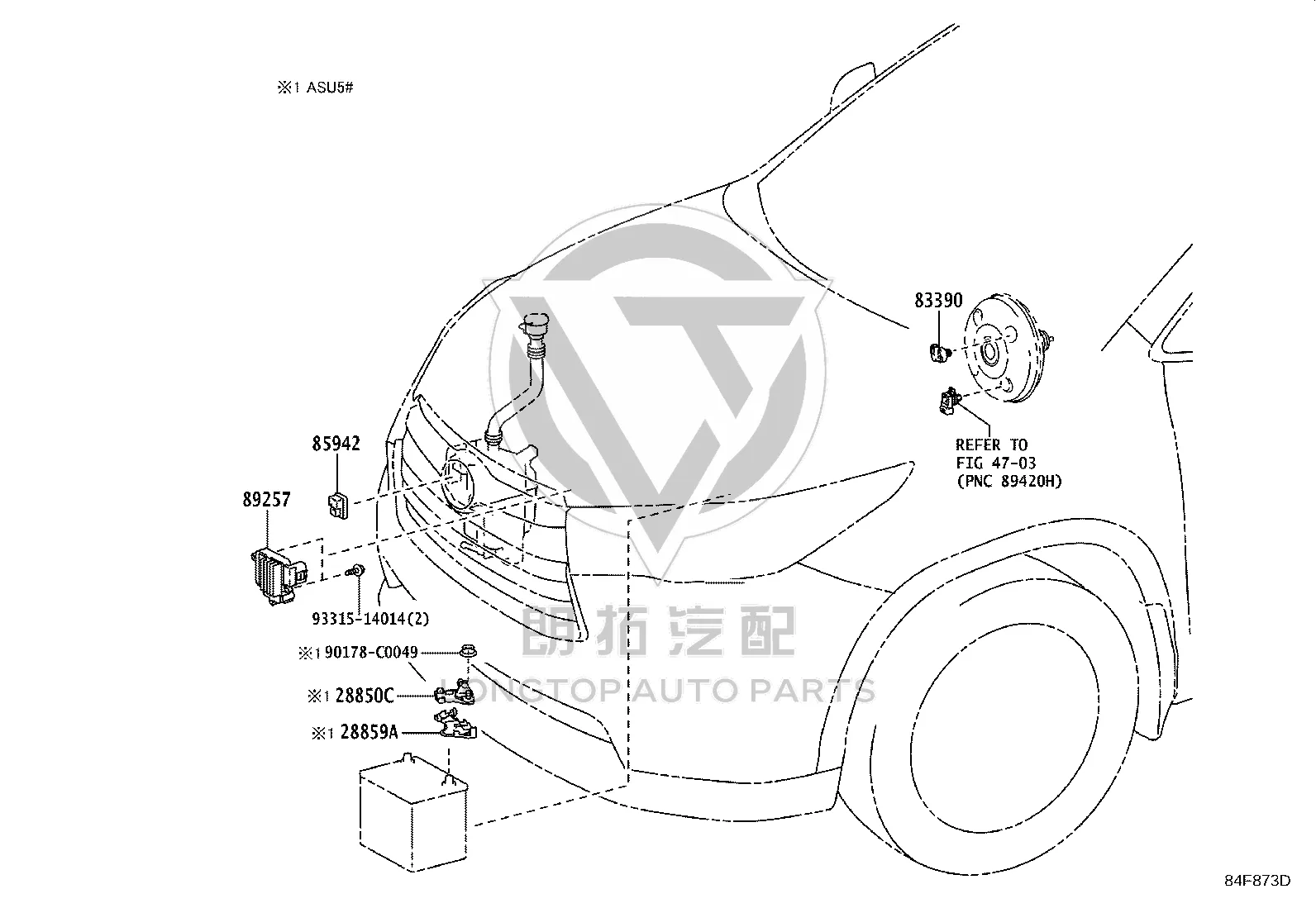 Radiator Cooling Fan Resistor 89257-30060 for Toyota Camry
