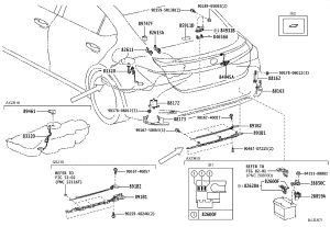 Battery Current Sensor 28850-25020 for Toyota Camry