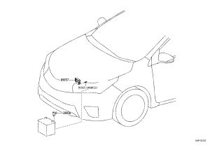 Battery Current Sensor 28850-37060 for Toyota Corolla