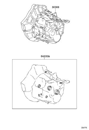 Transmission Assembly 30300-42242 for Toyota RAV4