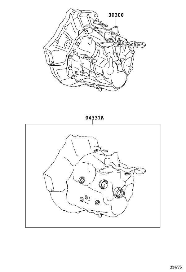 Transmission Assembly 30300-42242 for Toyota RAV4